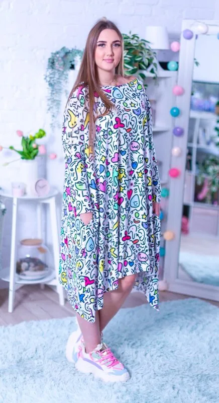 MUUkreacje moda damska, odzież szyta na wymiar z kolorowych autorskich printów