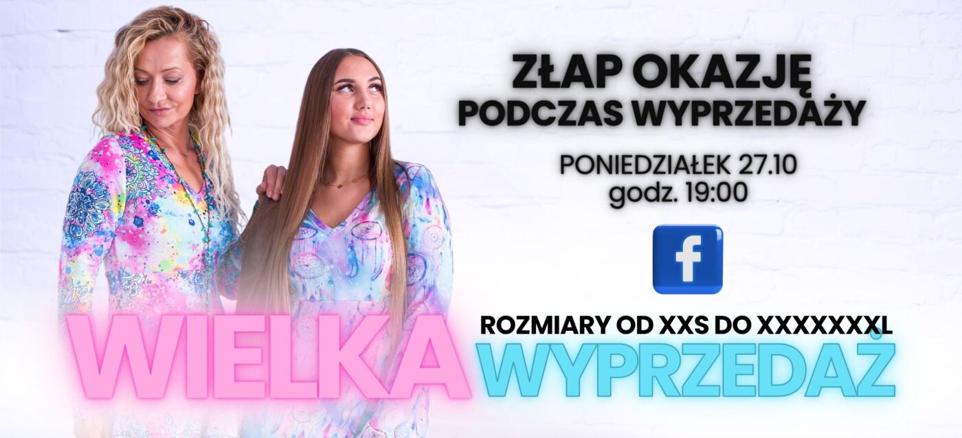 live wyprzedażowy, wyprzedaż, mega promocje, mega promo. facebook live