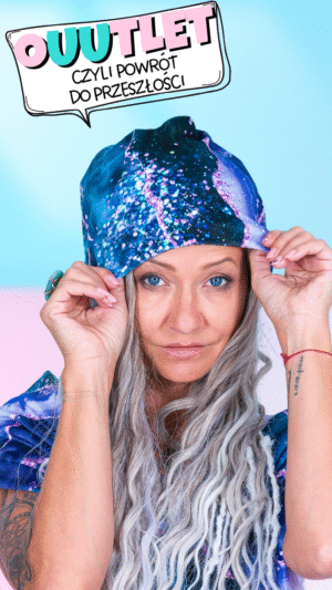 Ciepła damska czapka i komin