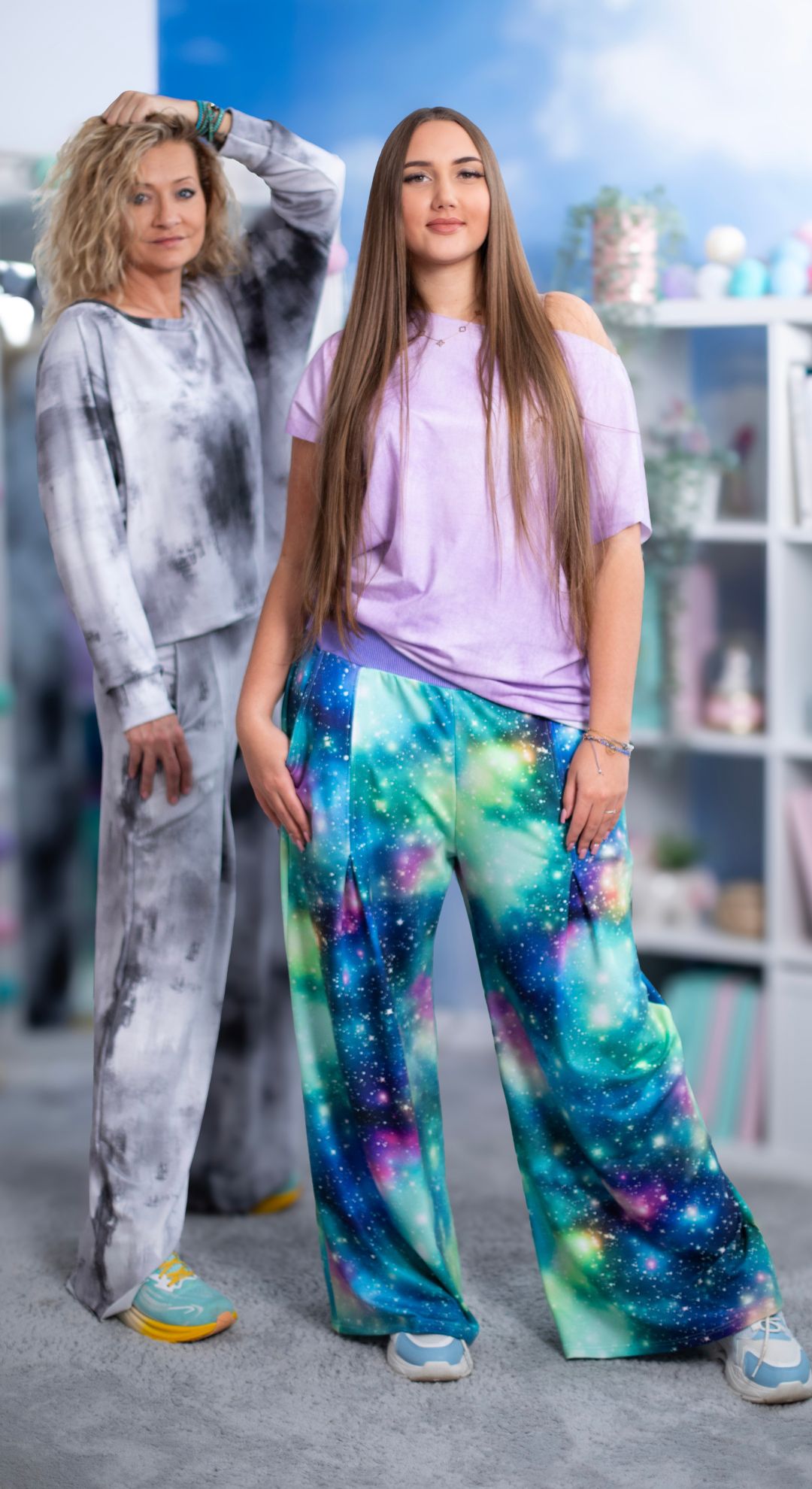 Spodnie z kontrafałdą oRajUU - obrazek 3