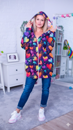 BlUUza drapana z zamkiem zipUU