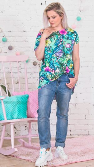 Alternative view of Wyszczuplający t-shirt LEAF