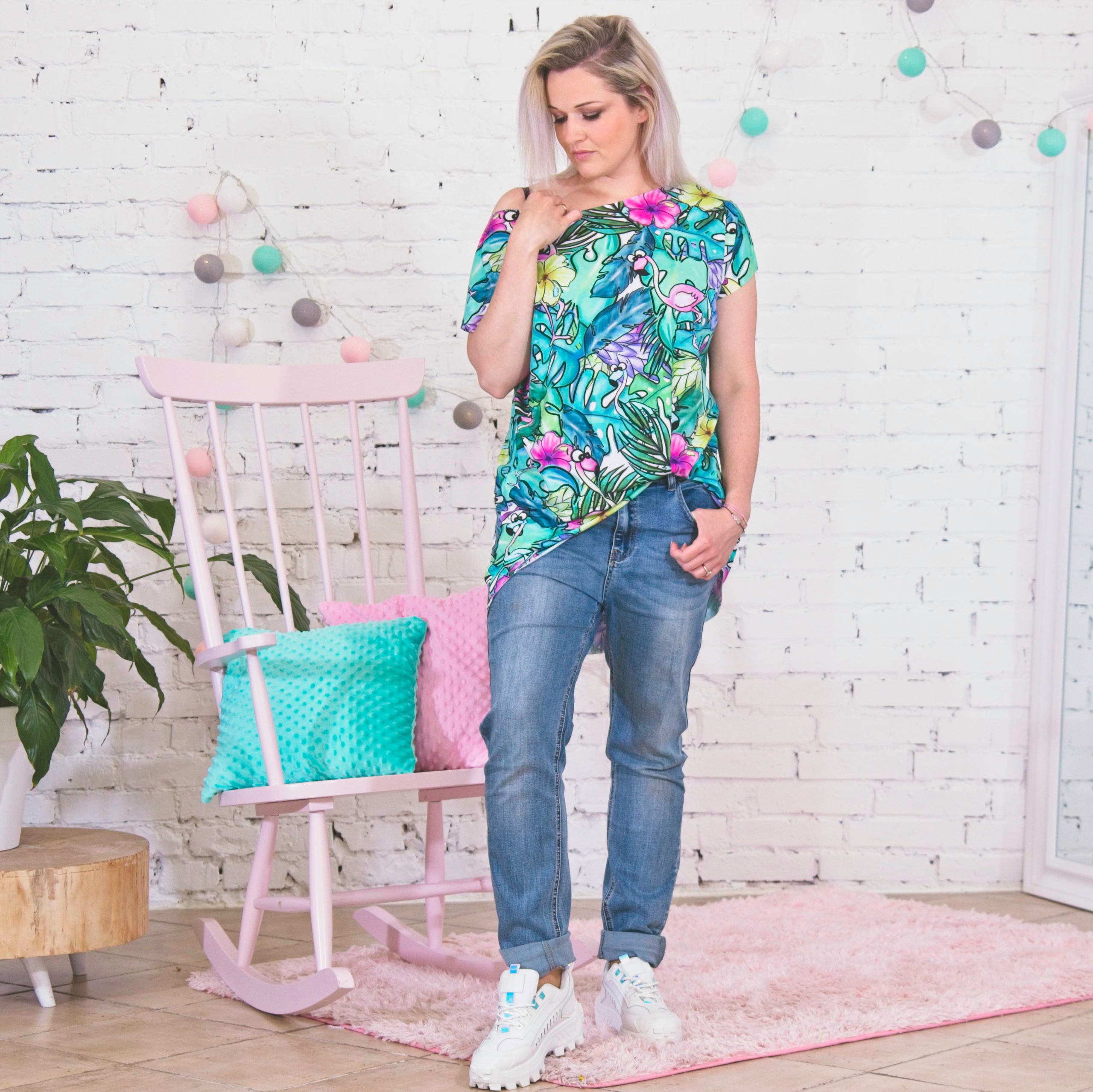 Wyszczuplający t-shirt LEAF - obrazek 2